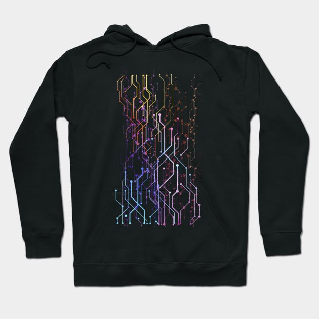 Geometric Grafik Hoodie by jumpingmaster